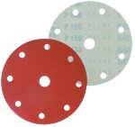 Starcke apvalus švitrinis popierius ersta 542 / 6 skylės / velcro užsegimas / f150mm p80 50 vnt.
