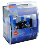 H7, powertec xenon mėlyna, 55w, 2vnt, px26d, e4, 12v