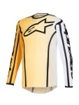 „Alpinestars MX Fluid Apex“ marškinėliai visureigiams, juodi/geltoni