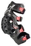Kelių stabilizatorius alpinestars mx bionic-10 anglies spalva juoda/raudona, dydis l (kolano kairėje)