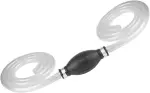 sifono siurblys. guminė lemputė + 100cm/8mm žarna abiejose automobilio pusėse