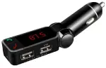 Bluetooth hf/fm siųstuvas/ usb automobilinis įkroviklis 