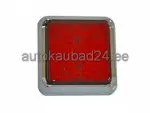 šoninis šviesiai raudonas LED 100x100mm raudonas. 24v