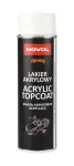 Novol topcoat akriliniai dažai juodi matiniai purškiami 500ml