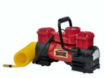 Kompresorius 150psi, 12v, 60l/min. (pl) įmontuotas žibintuvėlis)