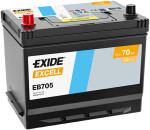EXIDE Starterio akumuliatorius EXCELL ** 12V 70Ah 540A EB705