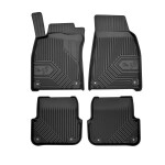 kilimėliai guminiai (ultraflex dp, 4 vnt, juoda spalva) audi a6 c6 05.04-08.11