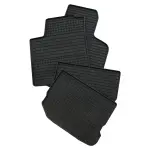 Guminis purvo kilimėlis/grindų kilimėlis audi a4 automobiliniam rinkiniui 4vnt petex