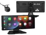 Multimedijos stotis su belaidžiu „Carplay 5.0“ vaizdo įrašymo įrenginiu ir galinio vaizdo kamera